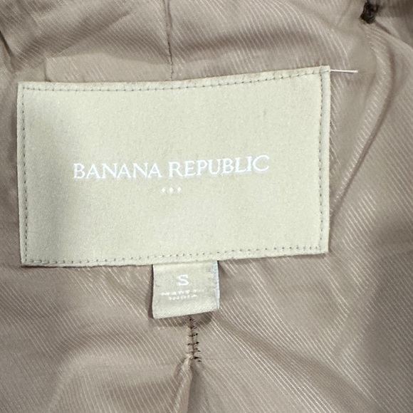 Banana Republic Factory Tan Hooded Trench Coat - Picture 2 of 6